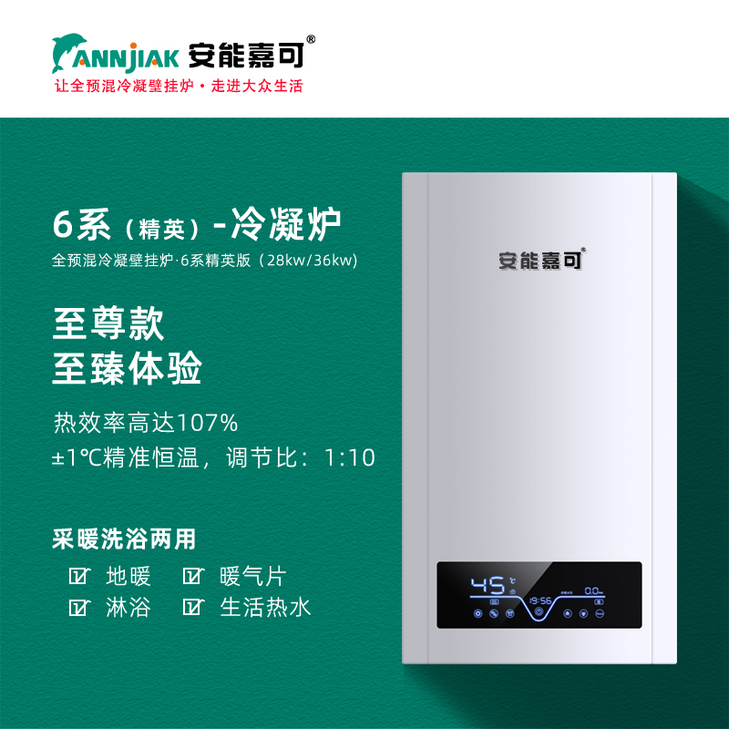 6系精英·冷凝壁挂炉(25kw30kw35kw)